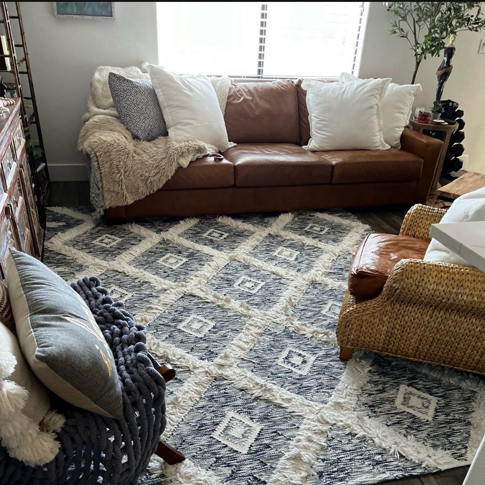The Find Consignments - Leather couch and wicker chair - Antiques Near Me - Costa Mesa, California The Find Consignments - Leather couch and wicker chair - Antiques Near Me - Costa Mesa, California