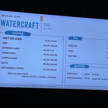 Watercraft Market + Lounge - Menu 12.31.25 - Cocktail Bars Near Me - Long Beach, California Watercraft Market + Lounge - Menu 12.31.25 - Cocktail Bars Near Me - Long Beach, California