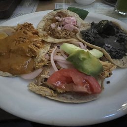 Assorted regional tacos