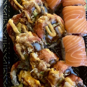 MingFu Chinese & Sushi - Dynamic roll and Pink Lady roll - Chinese Near Me - Matthews, North Carolina
