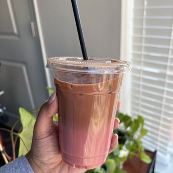 Shotted Specialty Coffee - Iced red velvet latte - Coffee & Tea Near Me - Tysons, Virginia Shotted Specialty Coffee - Iced red velvet latte - Coffee & Tea Near Me - Tysons, Virginia