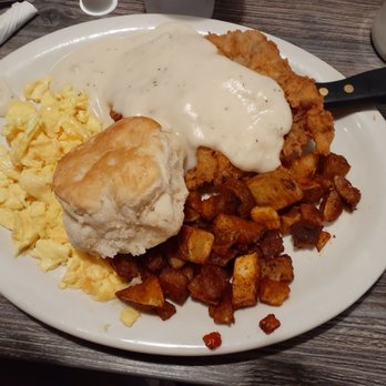 Fork and Spoon - Chicken fried steak breakfast - New American Near Me - New Braunfels, Texas Fork and Spoon - Chicken fried steak breakfast - New American Near Me - New Braunfels, Texas