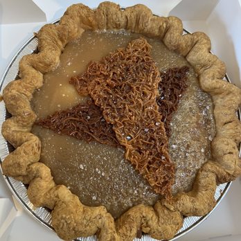 Baking With Ish - Thanksgiving Bibingka sticky rice pie with a thin layer of dulce de levhe at the base (yum!) - Bakeries Near Me - San Gabriel, California