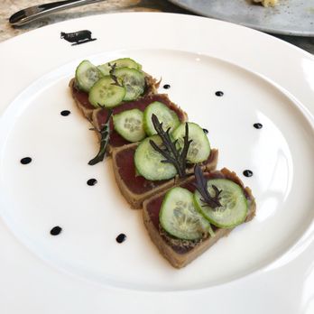 Queensyard - Yellowfin Tuna Tataki - Modern European Near Me - New York, New York