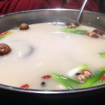 Happy Lamb Hot Pot - House broth - Mongolian Near Me - Edison, New Jersey