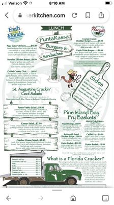 Menu photo 8 Florida Cracker Kitchen - Riverside Resort Homosassa, FL Menu photo 8 Florida Cracker Kitchen - Riverside Resort Homosassa, FL