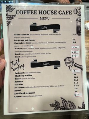 Menu photo 7 Coffee House Cafe Jacksonville, FL