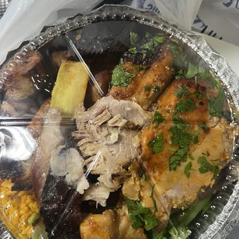 Banana Brasil - Fish, Chicken, Pernil, Beef ribs, Yellow rice, Broccoli, Plaintain. - Brazilian Near Me - Springfield, Massachusetts