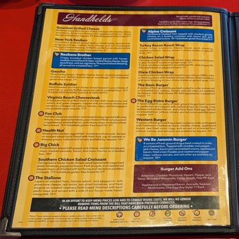 The Egg Bistro - This is Page 6 of their Main Menu. Photo taken December 26, 2025. - Breakfast & Brunch Near Me - Virginia Beach, Virginia The Egg Bistro - This is Page 6 of their Main Menu. Photo taken December 26, 2025. - Breakfast & Brunch Near Me - Virginia Beach, Virginia