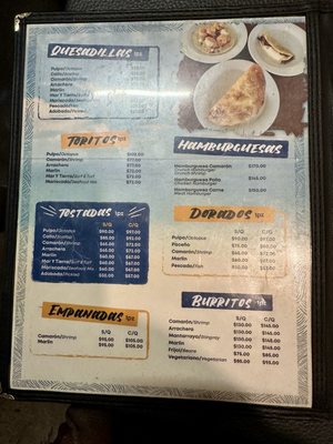 Menu photo 6 Claro Fish Jr La Paz, BCS