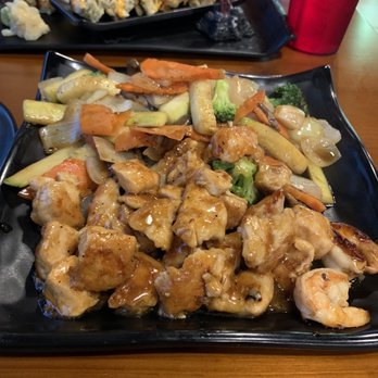 Edo Japan - The first option on the list (there is a photo on the menu that said something chicken... rice & chicken???) - Japanese Near Me - Houston, Texas Edo Japan - The first option on the list (there is a photo on the menu that said something chicken... rice & chicken???) - Japanese Near Me - Houston, Texas