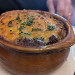 Crock of chili