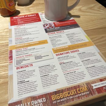The Big Biscuit - Menu - Breakfast & Brunch Near Me - Edmond, Oklahoma