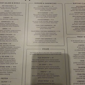 Burtons Grill & Bar - New American Near Me - Charlotte, North Carolina
