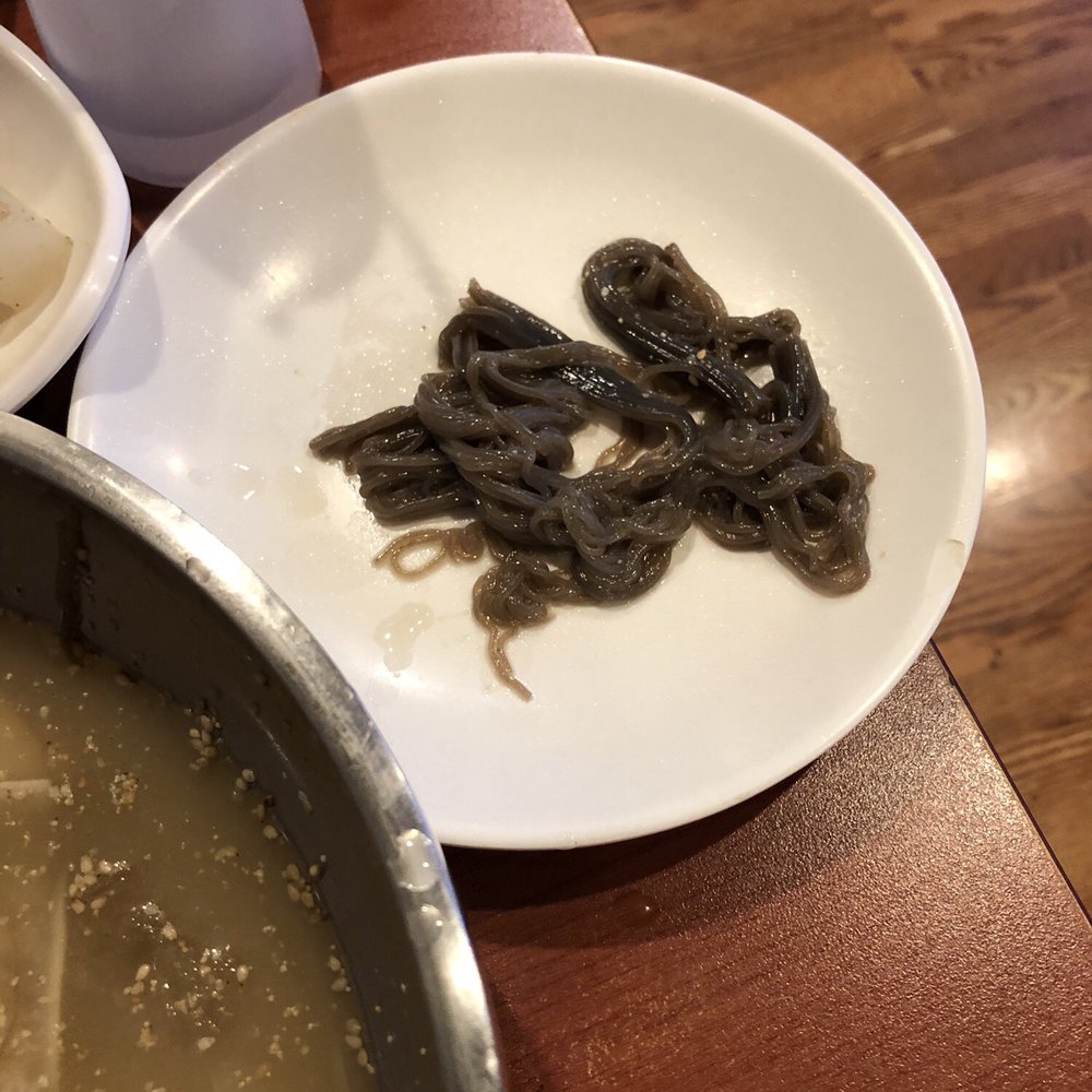 Korea Garden - Clumps of frozen noodles - Korean Near Me - Blue Bell, Pennsylvania