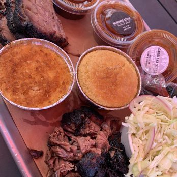 Smoque BBQ - Brisket platter meal ($27.50) and chopped brisket ($4.25) - Barbeque Near Me - Chicago, Illinois