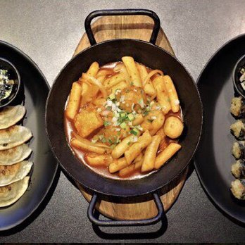 Hanok - Pork Mandoo, Ddukbokki(Spicy rice cake), Fried Ghimmari - Korean Near Me - Seattle, Washington