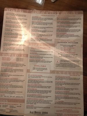 Menu photo 3 Ale House 1890 Lancaster, OH Menu photo 3 Ale House 1890 Lancaster, OH