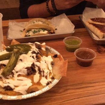 Tacoria - Chicken nachos, steak tacos and chicken quesadillas. Def hit the spot!! - Tex-Mex Near Me - New Brunswick, New Jersey Tacoria - Chicken nachos, steak tacos and chicken quesadillas. Def hit the spot!! - Tex-Mex Near Me - New Brunswick, New Jersey