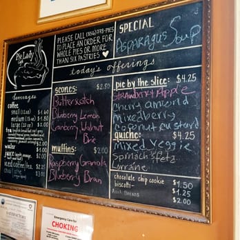 Pie Lady Cafe - The chalkboard of possibilities - Bakeries Near Me - Moorestown, New Jersey Pie Lady Cafe - The chalkboard of possibilities - Bakeries Near Me - Moorestown, New Jersey