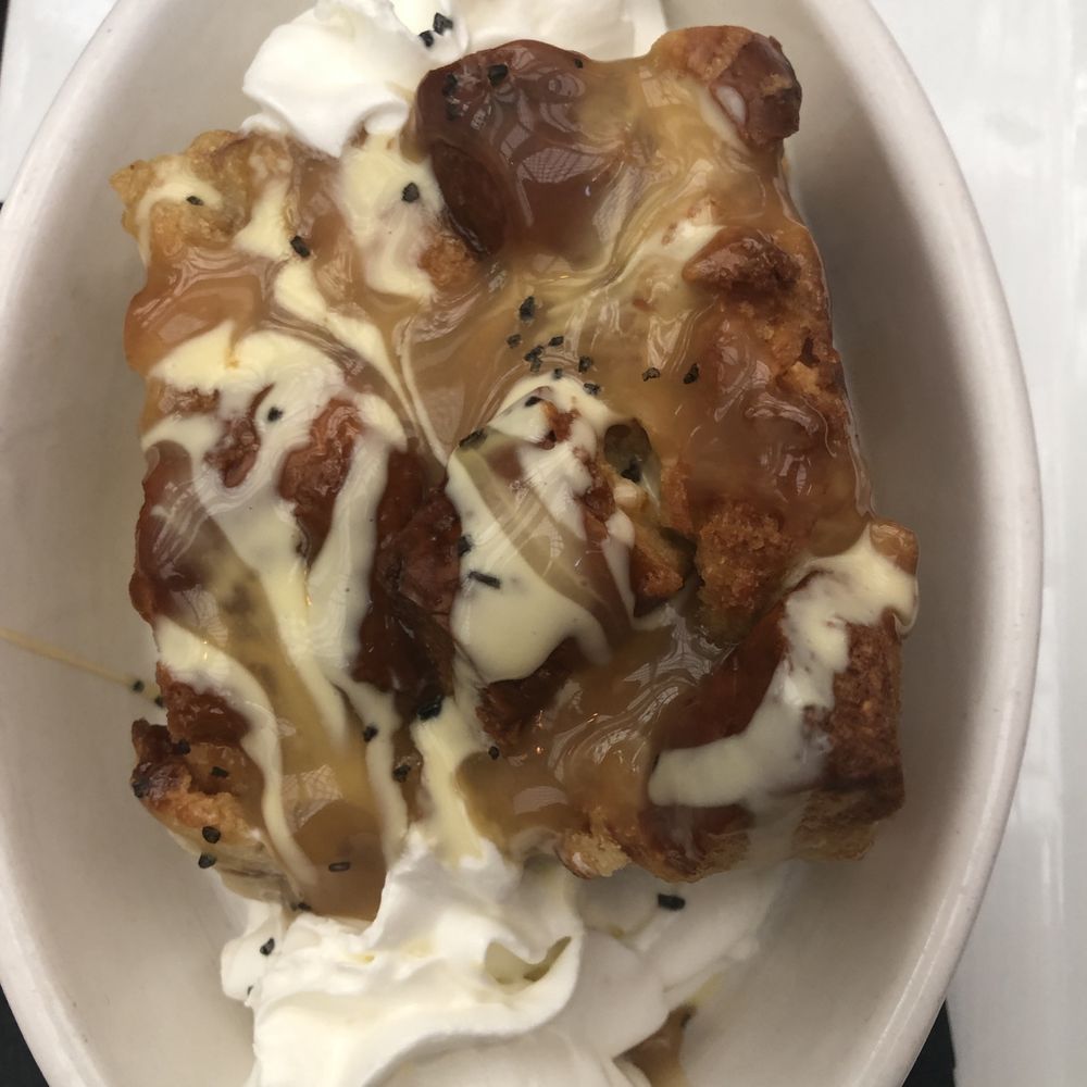 Hecks - Salt Caramel Pretzel Bread Pudding! OMG!!! - Breakfast & Brunch Near Me - Cleveland, Ohio Hecks - Salt Caramel Pretzel Bread Pudding! OMG!!! - Breakfast & Brunch Near Me - Cleveland, Ohio