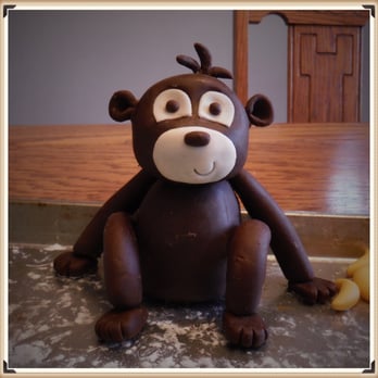 Sophisticakes By Mary - a monkey cake - Custom Cakes Near Me - Rock Island, Illinois Sophisticakes By Mary - a monkey cake - Custom Cakes Near Me - Rock Island, Illinois