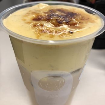 Machi Machi - Black Milk Tea with Crème brûlée - Bubble Tea Near Me - Toronto, Ontario