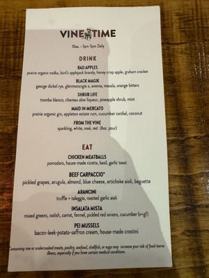 Menu photo 8 Old Vines Naples, FL