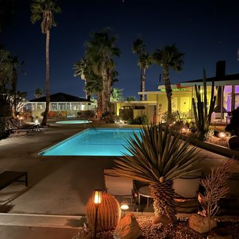 Hope Springs - Pool view from Room 2 - Hotels Near Me - Desert Hot Springs, California Hope Springs - Pool view from Room 2 - Hotels Near Me - Desert Hot Springs, California