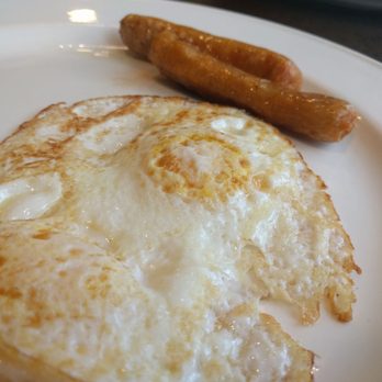Libo Restaurant - Breakfast eggs and sausage - Hong Kong Style Cafe Near Me - Coquitlam, British Columbia