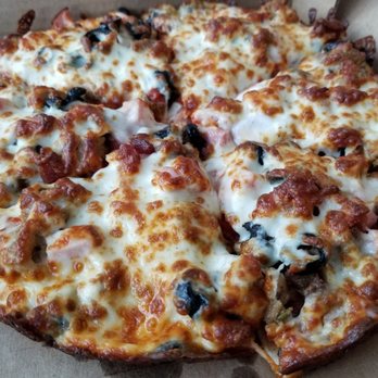 Hawks Pizza & Drive-Thru - Ham and black olive pizza. - Pizza Near Me - Napoleon, Ohio Hawks Pizza & Drive-Thru - Ham and black olive pizza. - Pizza Near Me - Napoleon, Ohio
