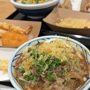 Marugame Udon - Curry Nikutama, Shrimp Tempura - Japanese Near Me - Irvine, California