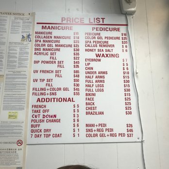 Nail Lab - Menu - Nail Salons Near Me - Brooklyn, New York