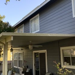 Bluebonnet Exteriors - BLUEBONNET EXTERIORS removed rotted siding on the back of my house, replaced it w/James Hardi and new paint. I love it!