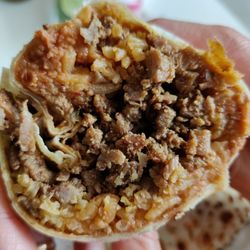 Tacos Los Potrillos - Beef burrito