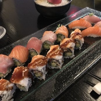Fuji at Ink Block - Rainbow roll, spider roll - Japanese Near Me - Boston, Massachusetts Fuji at Ink Block - Rainbow roll, spider roll - Japanese Near Me - Boston, Massachusetts