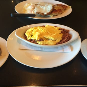 Amphora Diner - Corned beef with scrambled eggs - Breakfast & Brunch Near Me - Herndon, Virginia Amphora Diner - Corned beef with scrambled eggs - Breakfast & Brunch Near Me - Herndon, Virginia