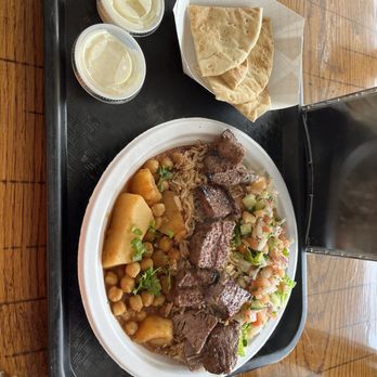 Afghan Kabob - 2. Beef Kabob Plate - Halal Near Me - Fayetteville, North Carolina