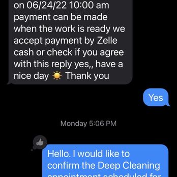 JAR Cleaning - Confirmation of appointment - Home Cleaning Near Me