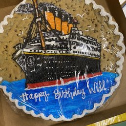 Birthday cookie.