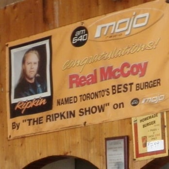 THE REAL McCOY - Next time will be MOJO - Burgers Near Me - Scarborough, Ontario THE REAL McCOY - Next time will be MOJO - Burgers Near Me - Scarborough, Ontario