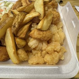 Scallops and shrimp combo