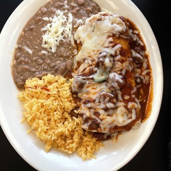 Mi Pueblito Mexican Cafe - Chile Colorado Burrito- flavorful but not spicy - Mexican Near Me - Caldwell, Idaho