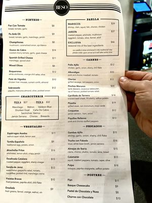 Menu photo 3 Beso Sarasota, FL