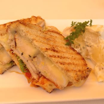 North Harbor Club - Pork lion panini with potato salad - New American Near Me - Davidson, North Carolina North Harbor Club - Pork lion panini with potato salad - New American Near Me - Davidson, North Carolina