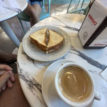 Freddo - Cortado and sandwich de miga - Gelato Near Me - Hollywood, Florida