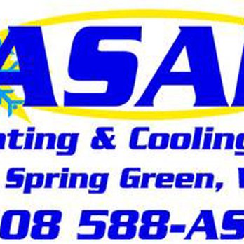 ASAP Heating & Cooling - ASAP Heating & Cooling - Heating & Air Conditioning/HVAC Near Me - Spring Green, Wisconsin ASAP Heating & Cooling - ASAP Heating & Cooling - Heating & Air Conditioning/HVAC Near Me - Spring Green, Wisconsin