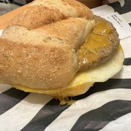 Impossible breakfast sandwich
