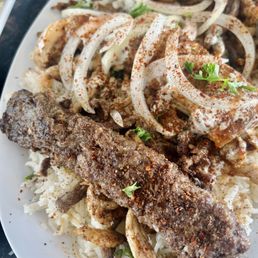 Mix Meat Grill on Basmati Rice Mix Meat Grill on Basmati Rice