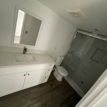 Heaven Construction - Bathroom in a garage conversion ADU - General Contractors Near Me - North Hollywood, California Heaven Construction - Bathroom in a garage conversion ADU - General Contractors Near Me - North Hollywood, California